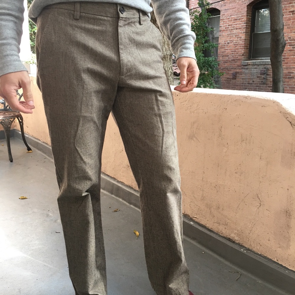 Men’s Banana Republic Tan Pattern Slacks